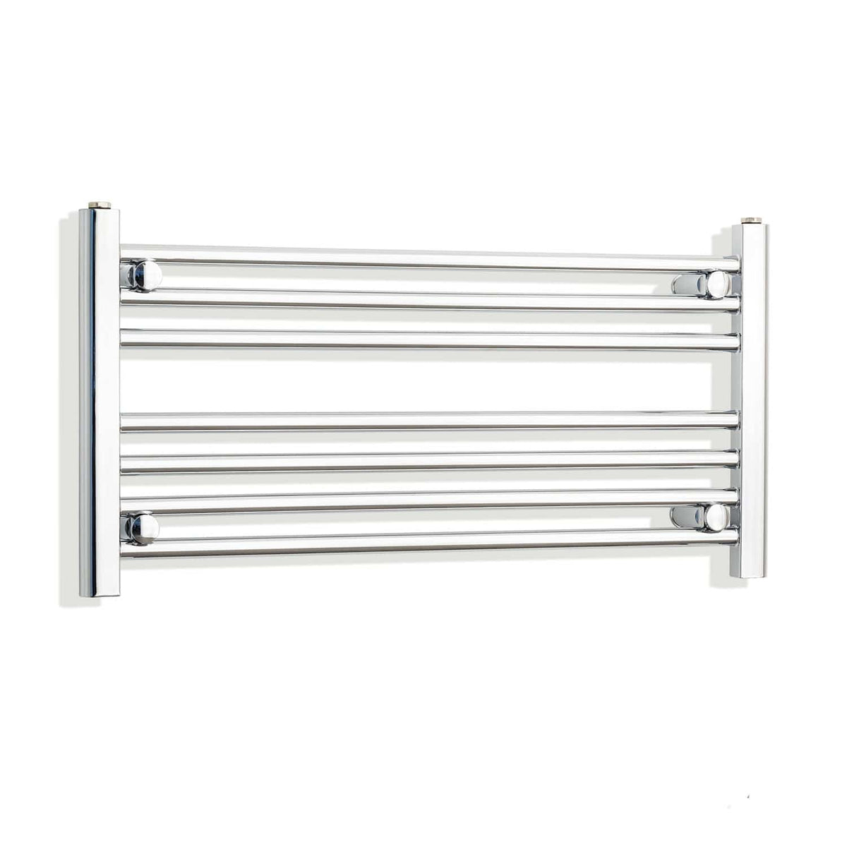 Towel Rail Only 800mm Wide 400mm High Flat Chrome Heated Towel Rail Radiator