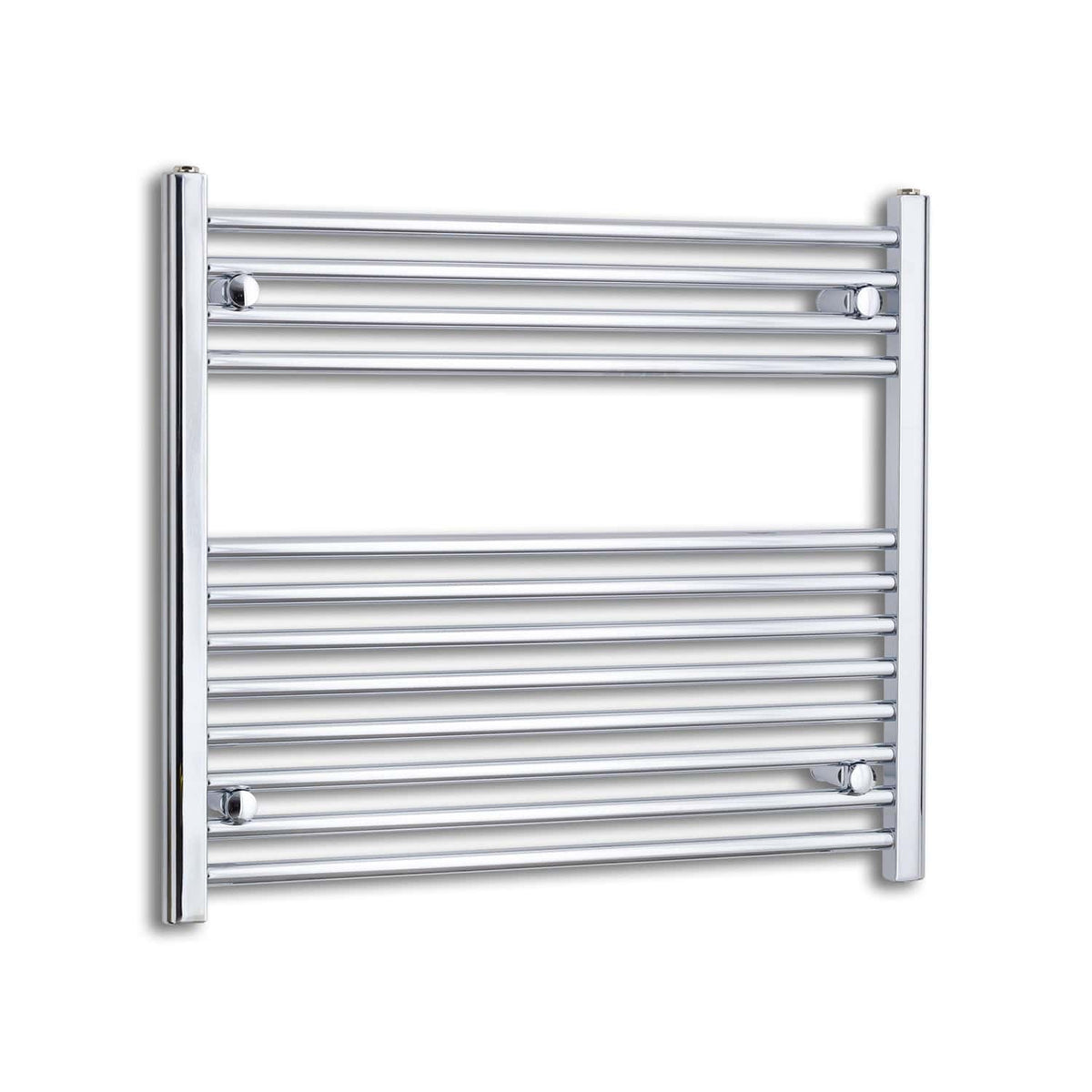 Towel Rail Only 800mm Wide 700mm High Flat Chrome Heated Towel Rail Radiator