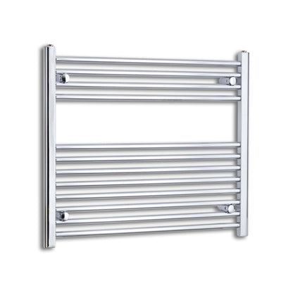 Towel Rail Only 800mm Wide 700mm High Flat Chrome Heated Towel Rail Radiator