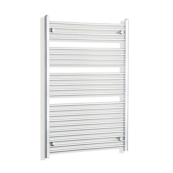 Towel Rail Only 900mm Wide 1200mm High Flat Chrome Heated Towel Radiator