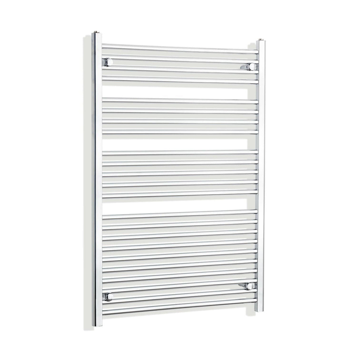 Towel Rail Only 900mm Wide 1200mm High Flat Chrome Heated Towel Radiator