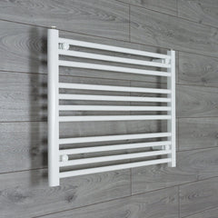 Towel Rail Only 900mm Wide 600mm High Flat White Heated Towel Rail Radiator