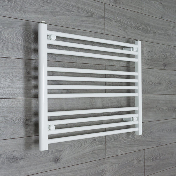 Towel Rail Only 900mm Wide 600mm High Flat White Heated Towel Rail Radiator