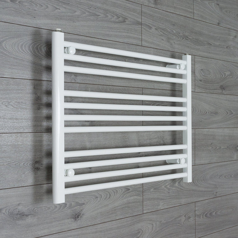 Towel Rail Only 900mm Wide 600mm High Flat White Heated Towel Rail Radiator