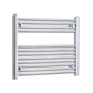 Towel Rail Only 900mm Wide 700mm High Flat Chrome Heated Towel Rail HTR