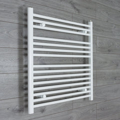 Towel Rail Only 900mm Wide 800mm High Flat White Heated Towel Rail Radiator