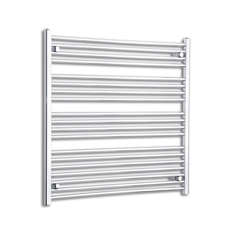 Towel Rail Only 950mm Wide 1000mm High Flat Chrome Heated Towel Radiator
