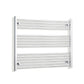 Towel Rail Only 950mm Wide 800mm High Flat Chrome Heated Towel Rail Radiator