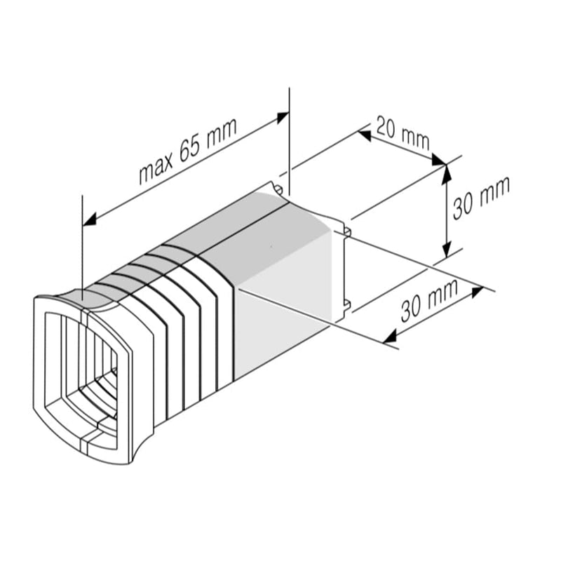 Cable Cover Masking Kit for Terma MOA Thermostatic Element