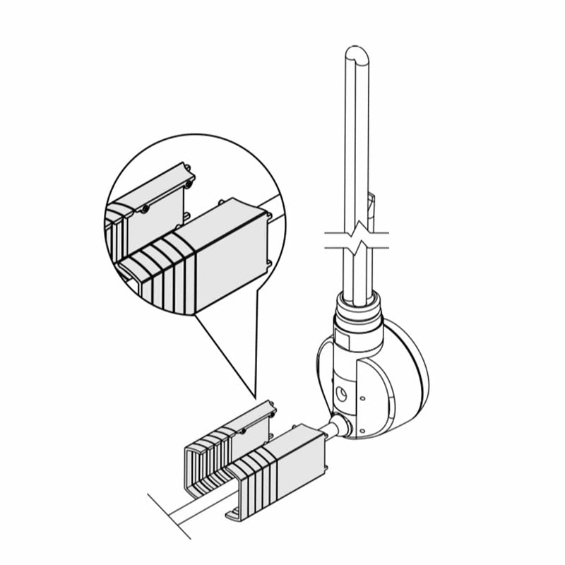 Cable Cover Masking Kit for Terma MOA Thermostatic Element