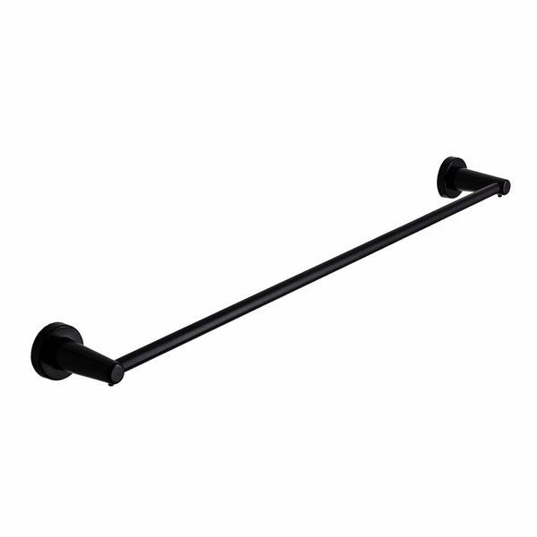 Round / Black Chrome or Black Magnetic Hanger Extra Towel Bar For Straight Towel Radiators