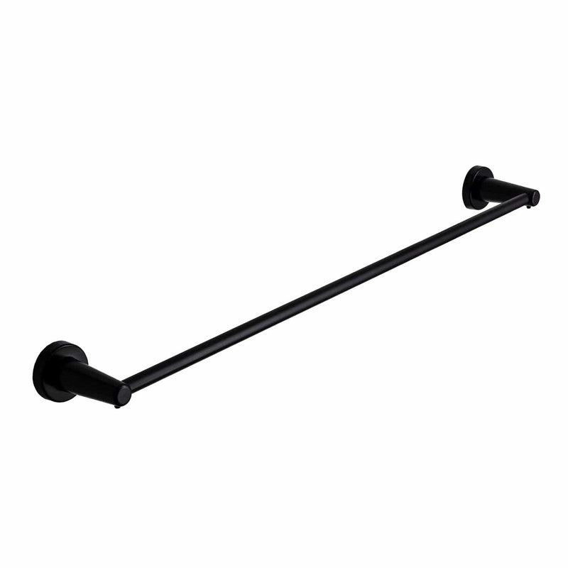Round / Black Chrome or Black Magnetic Hanger Extra Towel Bar For Straight Towel Radiators