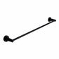 Round / Black Chrome or Black Magnetic Hanger Extra Towel Bar For Straight Towel Radiators