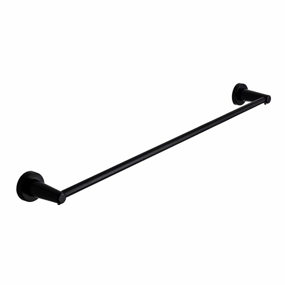 Round / Black Chrome or Black Magnetic Hanger Extra Towel Bar For Straight Towel Radiators