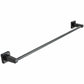 Square / Black Chrome or Black Magnetic Hanger Extra Towel Bar For Straight Towel Radiators