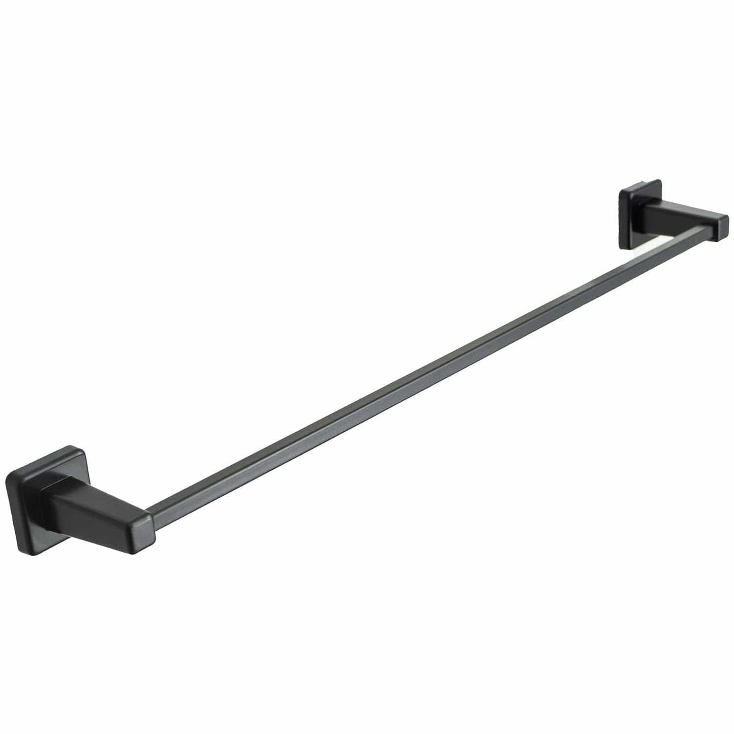 Square / Black Chrome or Black Magnetic Hanger Extra Towel Bar For Straight Towel Radiators