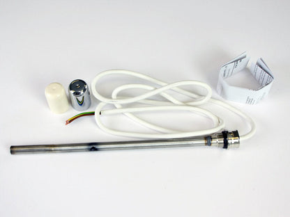 Chrome Single Heat Dual Fuel Kit For Heated Towel Rail Radiator