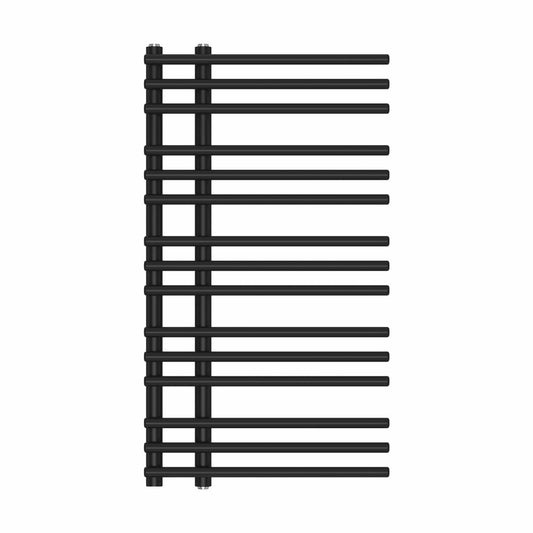 Towel Rail Only Difta Towel Radiator Black 500mm Wide 900mm High Bathroom