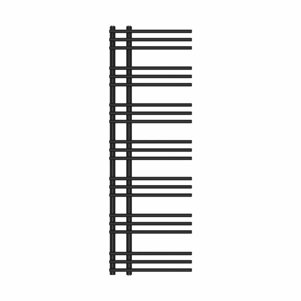 Difta Towel Rail Radiator Black 500mm Wide 1500mm High Bathroom