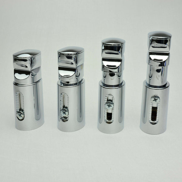 Chrome Elipse Universal White or Chrome Heated Towel Rail Radiator Brackets