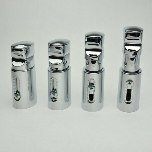 Chrome Elipse Universal White or Chrome Heated Towel Rail Radiator Brackets