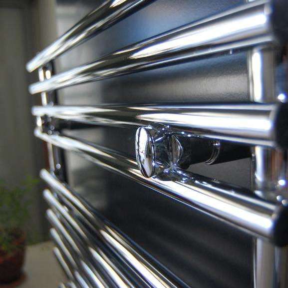 Elipse Universal White or Chrome Heated Towel Rail Radiator Brackets