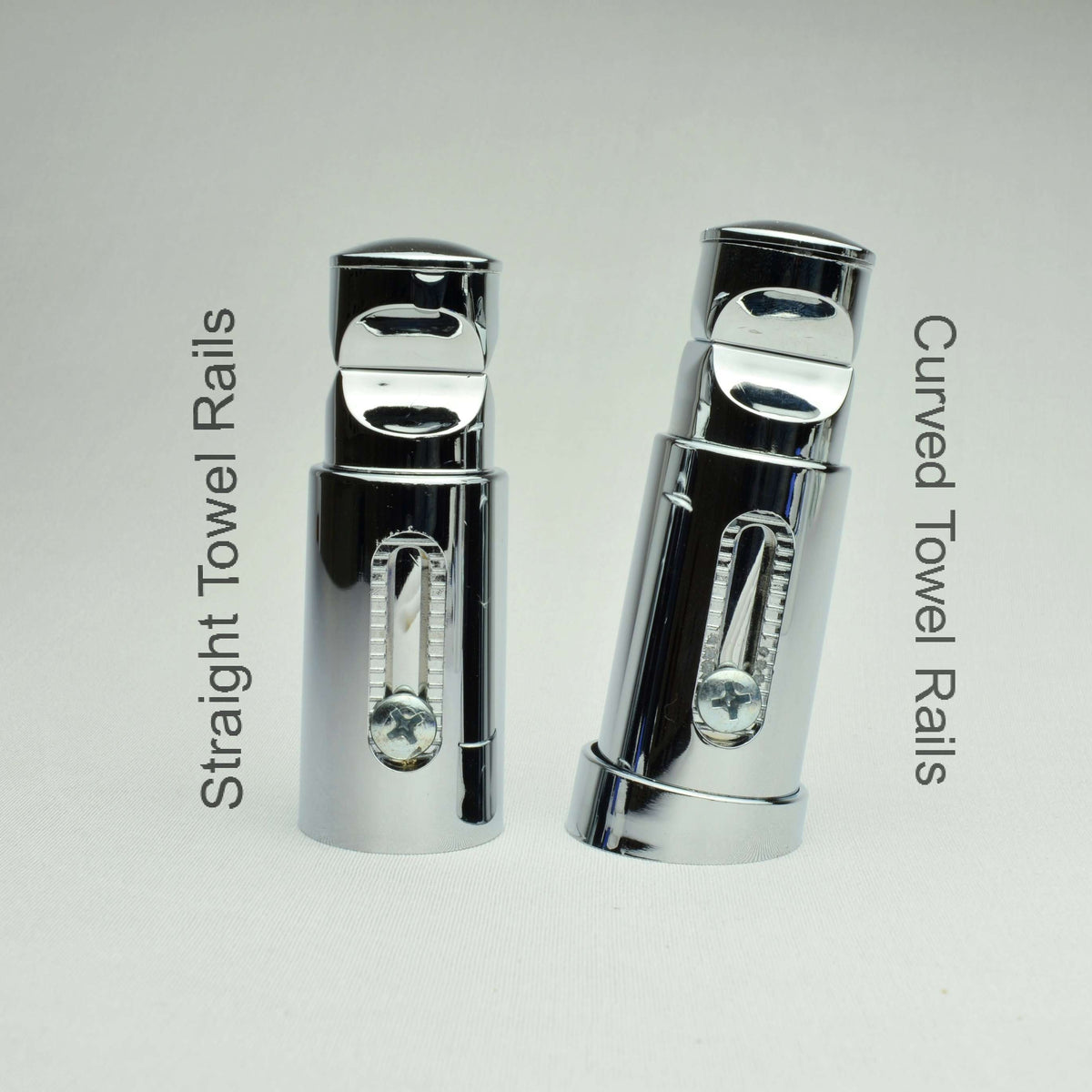 Elipse Universal White or Chrome Heated Towel Rail Radiator Brackets