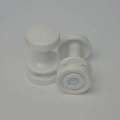 White Extra Hanger For Heated Towel Rail Radiator Bath Robe Hook Clip Pair Peg
