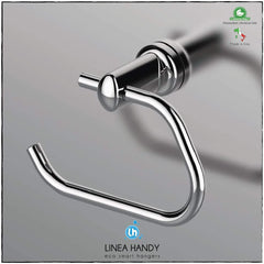 Chrome Magnetic Toilet Roll Holder For Towel Rail Radiators Chrome -Handy Pap Magnetic