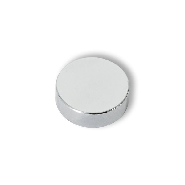 Pair of Chrome Cover Caps for Heated Towel Rail Radiators