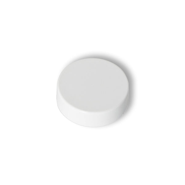 Pair of White Cover Caps for Heated Towel Rail Radiators