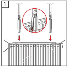 PK-3 Floor Stand For Panel Radiators Floor Bracket Feet