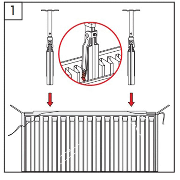 PK-3 Floor Stand For Panel Radiators Floor Bracket Feet