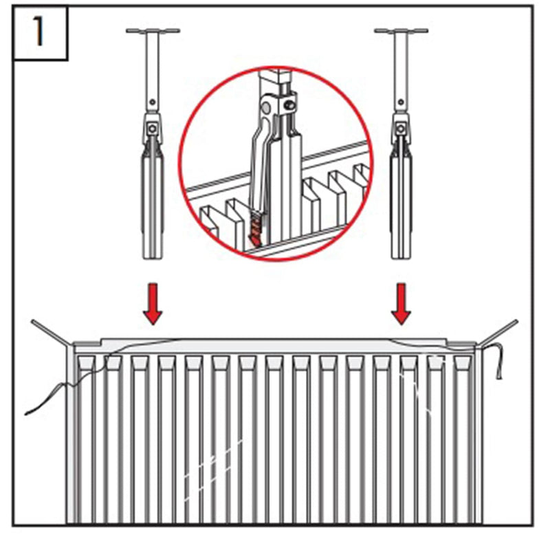 PK-3 Floor Stand For Panel Radiators Floor Bracket Feet