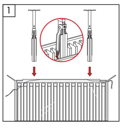 PK-3 Floor Stand For Panel Radiators Floor Bracket Feet