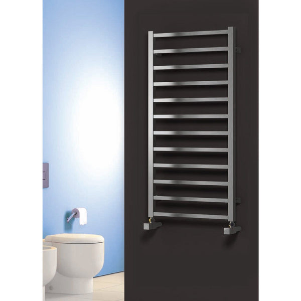 Reina Arden Designer Vertical Heated Stainless Steel Radiator