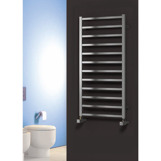 Reina Arden Designer Vertical Heated Stainless Steel Radiator