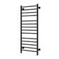 Matt Black / 1200 x 500 mm Reina Arnage Dry Electric Heated Designer Towel Rail