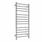 Polished / 1200 x 500 mm Reina Arnage Dry Electric Heated Designer Towel Rail