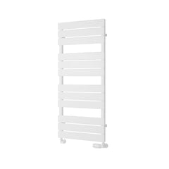 White / 1124 x 500 mm Reina Avola Vertical Heated Steel Designer Radiator