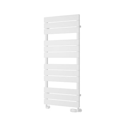 White / 1124 x 500 mm Reina Avola Vertical Heated Steel Designer Radiator