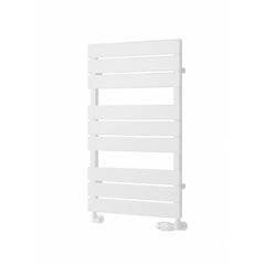 White / 823 x 500 mm Reina Avola Vertical Heated Steel Designer Radiator
