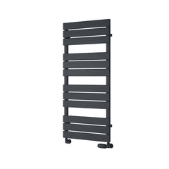 Anthracite / 1124 x 500 mm Reina Avola Vertical Heated Steel Designer Radiator