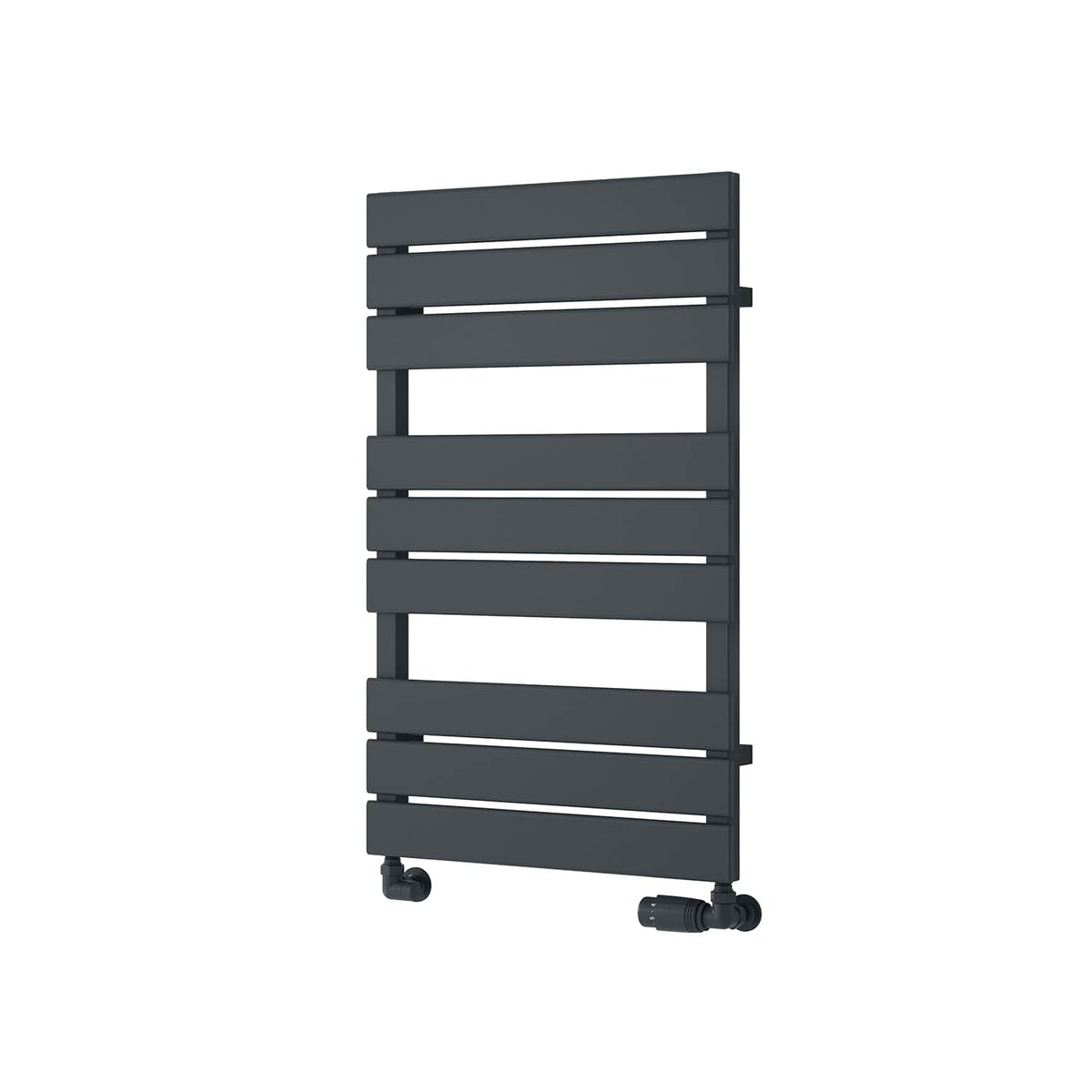 Anthracite / 823 x 500 mm Reina Avola Vertical Heated Steel Designer Radiator