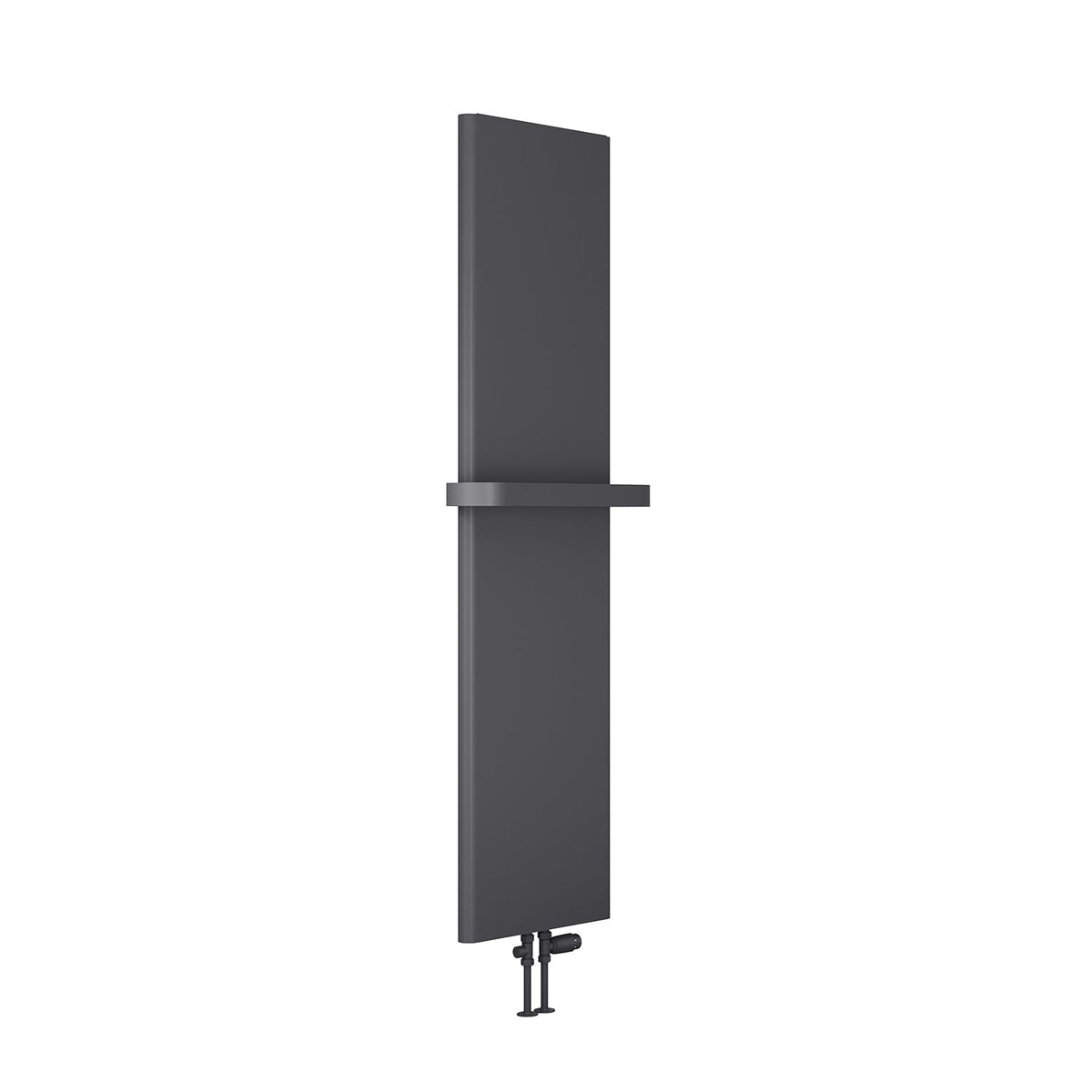 1800 x 440 mm / Anthracite Reina Borda Vertical Heated Steel Designer Radiator