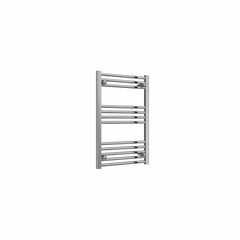 Flat / 800 x 500 mm Reina Capo Chrome Flat & Curved Towel Rail Radiator