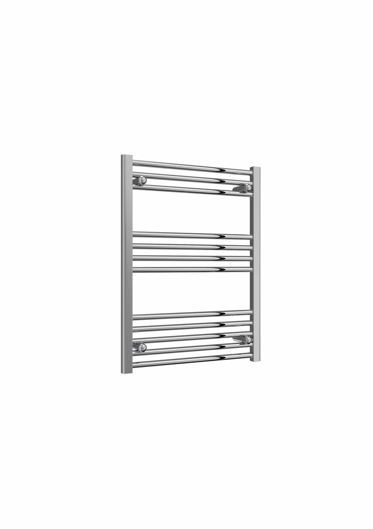 Flat / 800 x 600 mm Reina Capo Chrome Flat & Curved Towel Rail Radiator