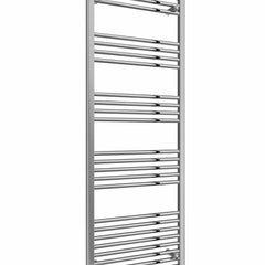 Flat / 1800 x 600 mm Reina Capo Chrome Flat & Curved Towel Rail Radiator