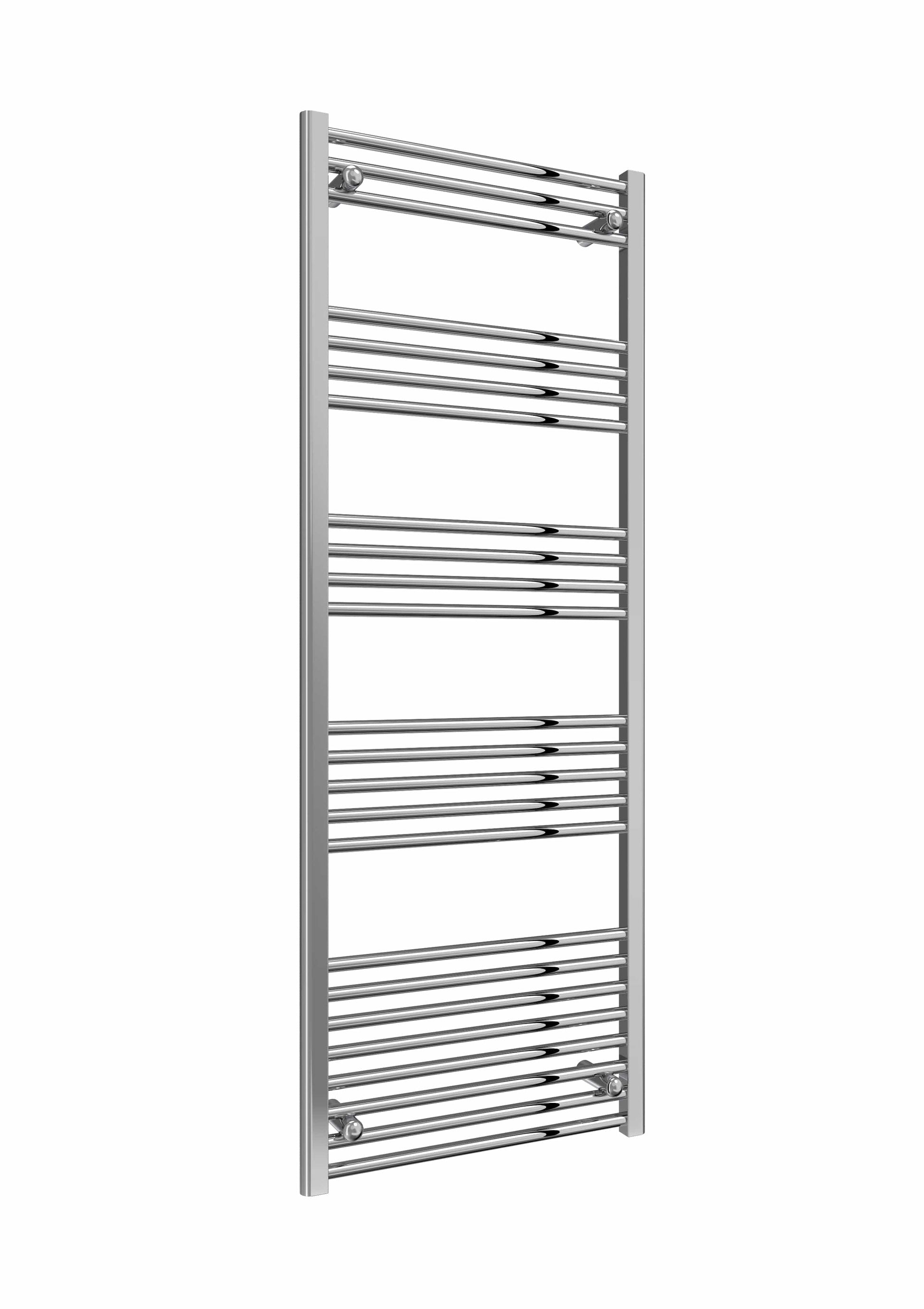 Flat / 1800 x 600 mm Reina Capo Chrome Flat & Curved Towel Rail Radiator