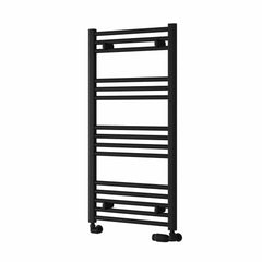 Reina Capo Flat Black Designer Towel Rail Radiator